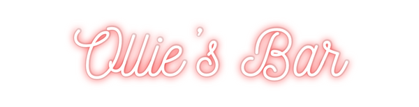 Custom Neon: Ollie’s Bar