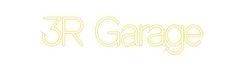 Custom Neon: 3R Garage