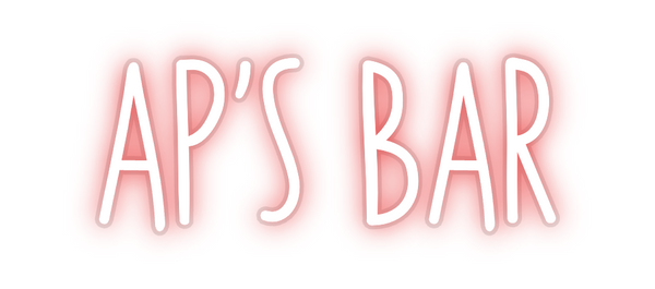 Custom Neon: AP'S BAR