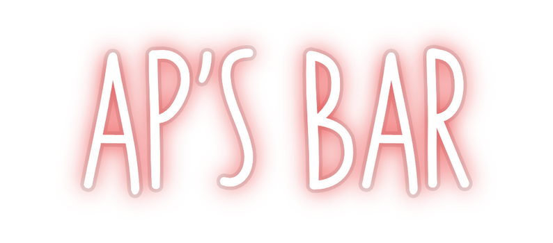 Custom Neon: AP'S BAR