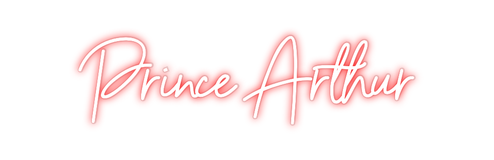 Custom Neon: Prince Arthur
