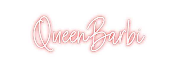 Custom Neon: QueenBarbi
