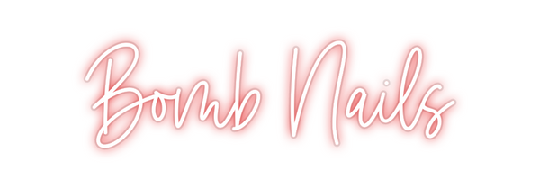 Custom Neon: Bomb Nails