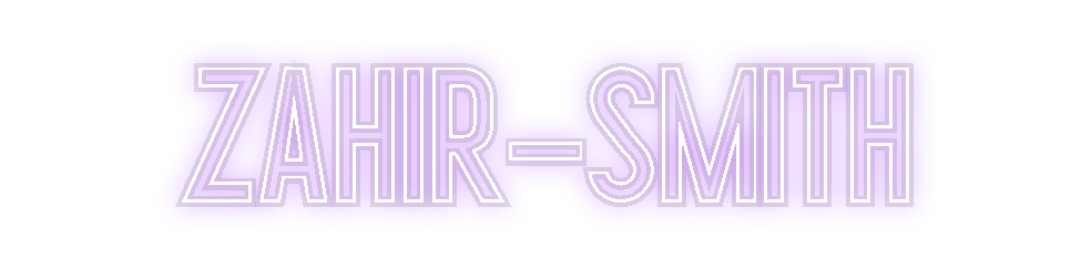 Custom Neon: zahir-smith