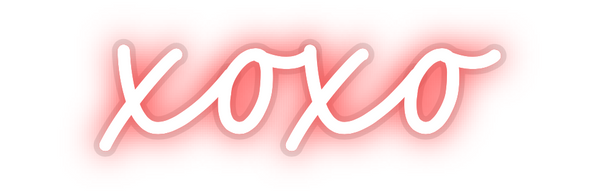 Custom Neon: xoxo