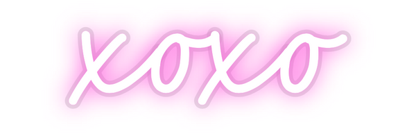 Custom Neon: xoxo
