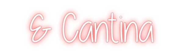 Custom Neon: & Cantina