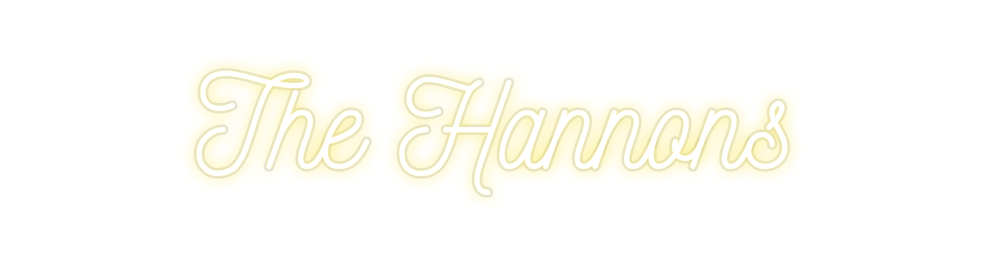 Custom Neon: The Hannons