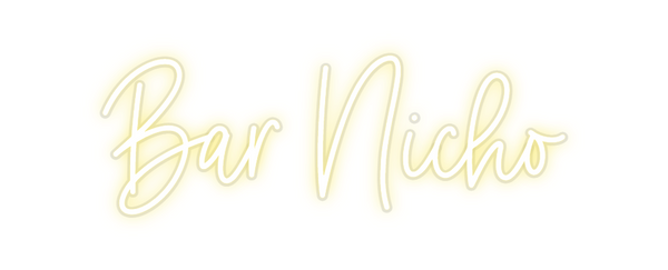 Custom Neon: Bar Nicho