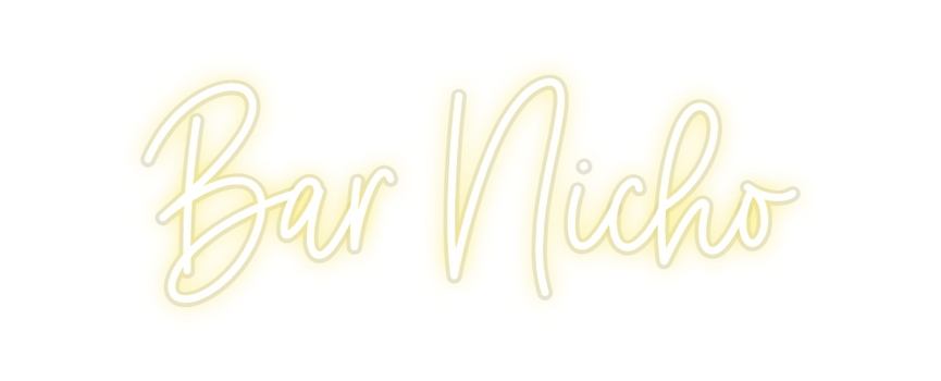 Custom Neon: Bar Nicho
