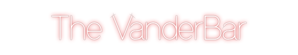 Custom Neon: The VanderBar