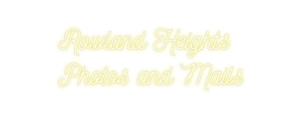 Custom Neon: Rowland Heigh...