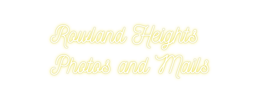 Custom Neon: Rowland Heigh...