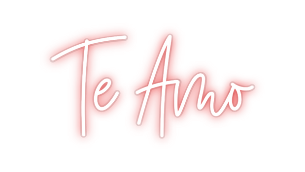 Custom Neon: Te Amo