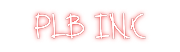 Custom Neon: PLB INC