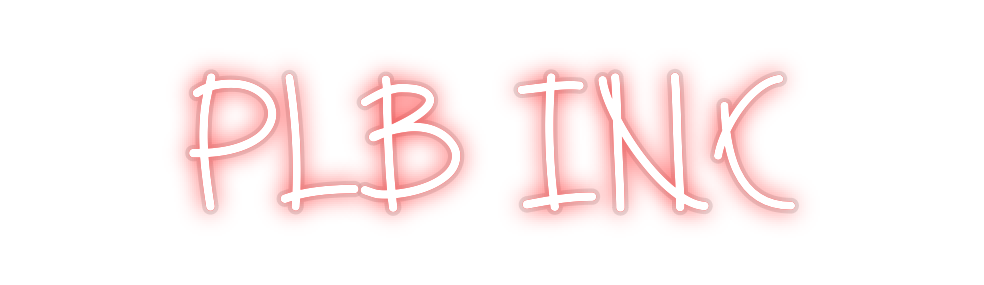 Custom Neon: PLB INC