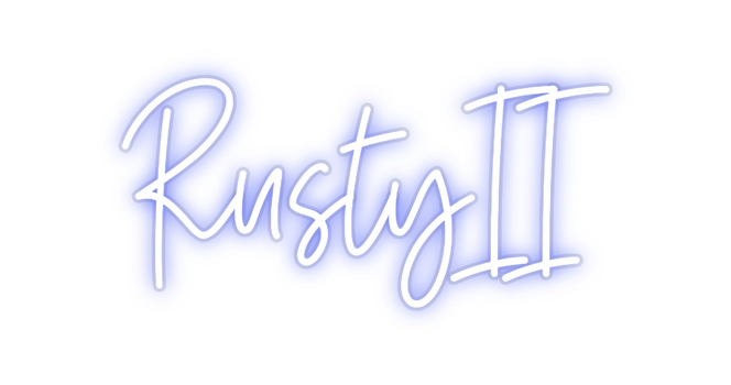 Custom Neon: RustyII