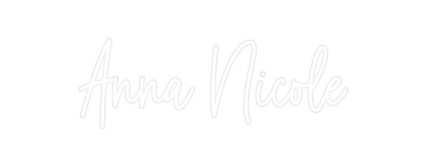 Custom Neon: Anna Nicole
