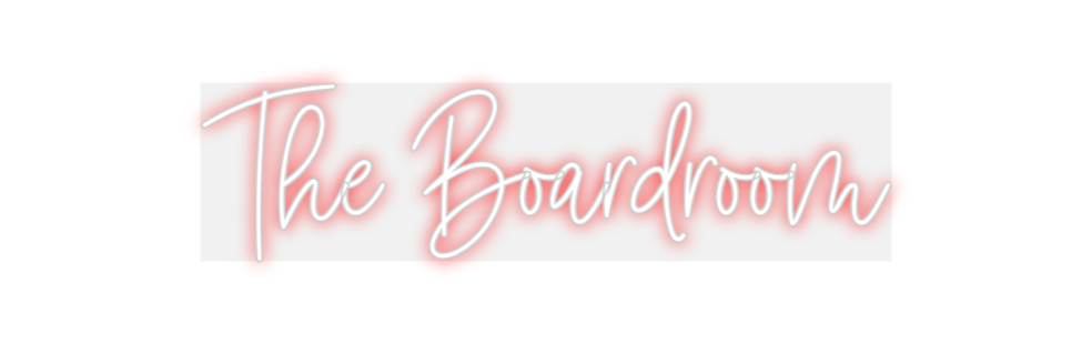 Custom Neon: The Boardroom