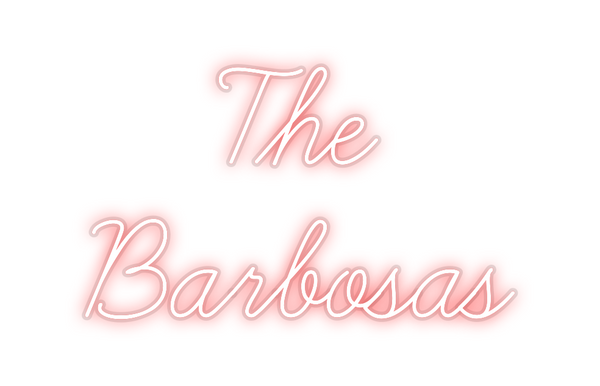 Custom Neon: The 
Barbosas