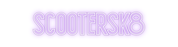 Custom Neon: Scootersk8