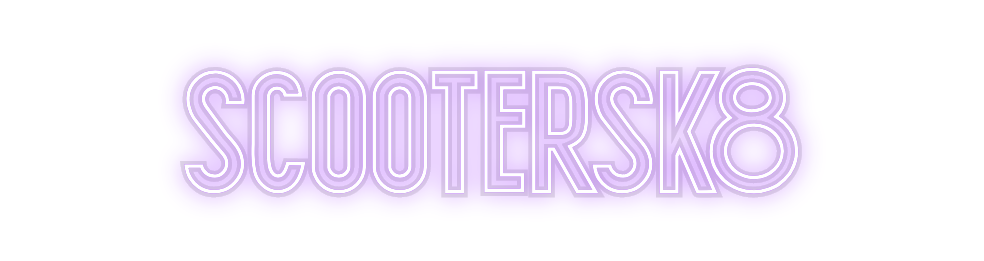 Custom Neon: Scootersk8