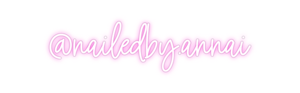 Custom Neon: @nailedby.annai