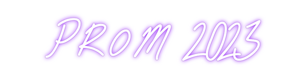 Custom Neon: PROM 2023