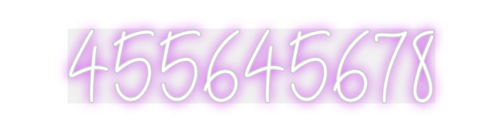 Custom Neon: 455645678