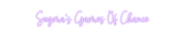 Custom Neon: Sugma’s Games...