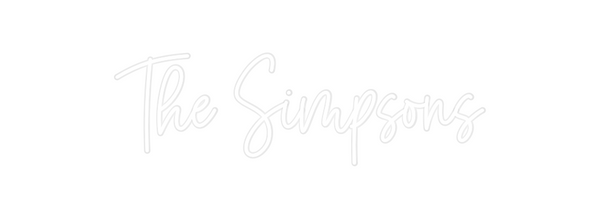 Custom Neon: The Simpsons