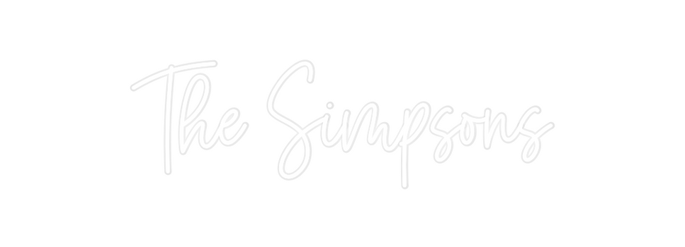 Custom Neon: The Simpsons