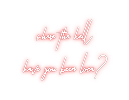 Custom Neon: where the hel...